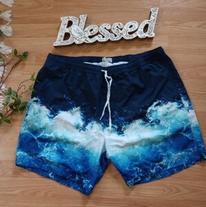 🍒 Ocean Coast Men's swim trunks shorts size 2XL 🍒🌿
